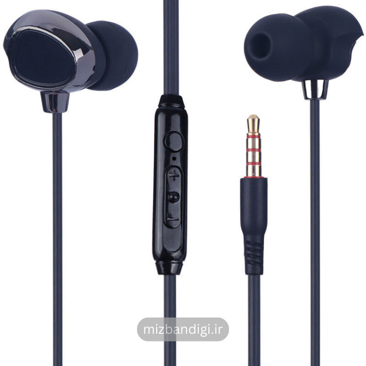 01 عکس هندزفری سیمی اکسیژن مدل HF-3 رنگ مشکی