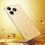 عکس گوشی realme C61 رنگ طلایی