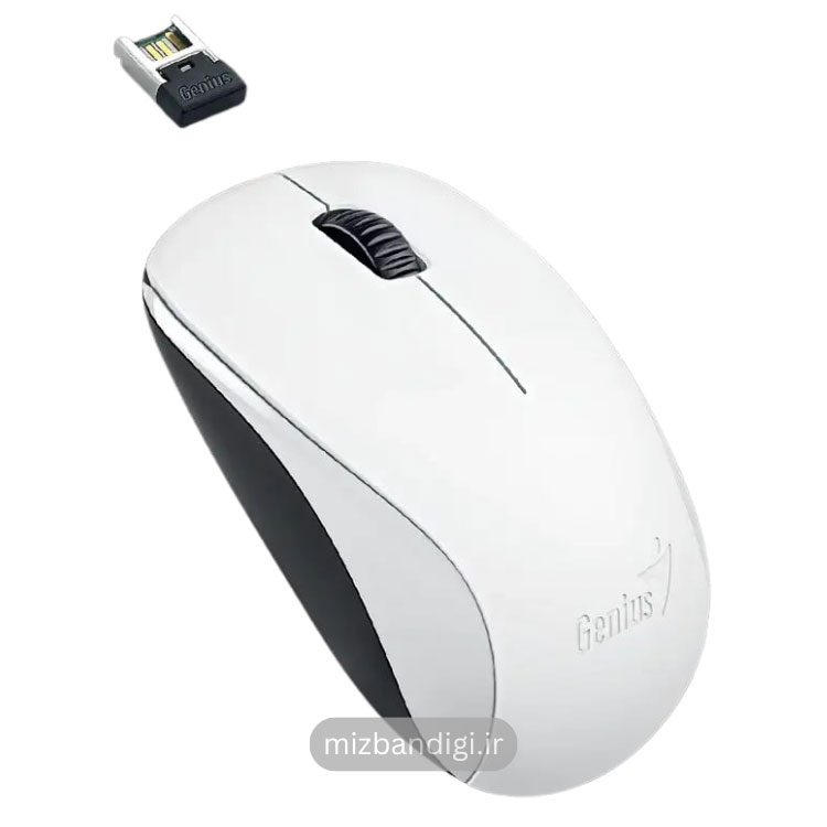 عکس ماوس بی‌سیم جنیوس NX-7000 رنگ سفید