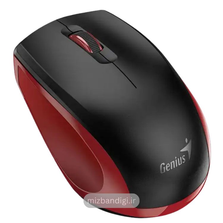 عکس ماوس بی‌سیم جنیوس NX-8006S رنگ قرمز