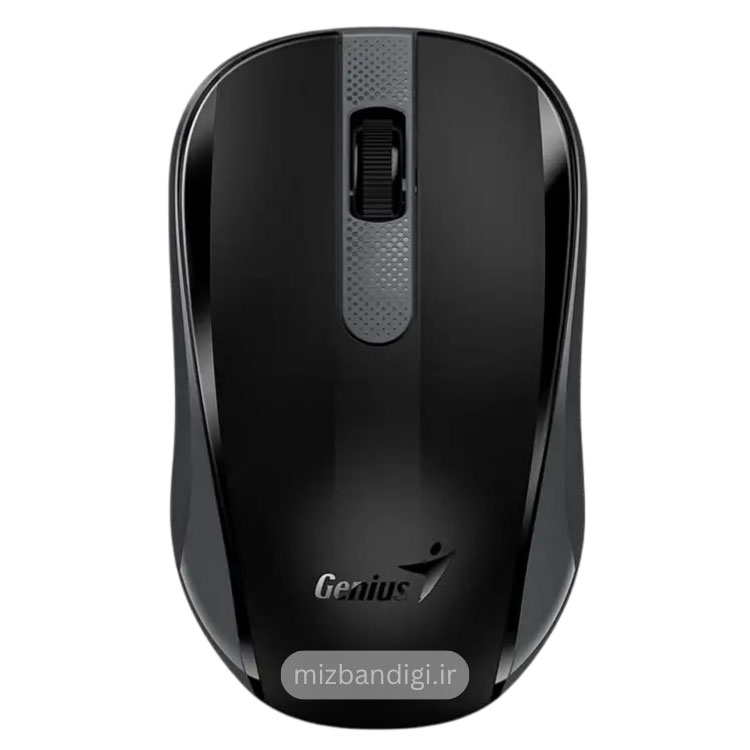 خرید ماوس بی‌سیم جنیوس NX-8008S رنگ مشکی-نقره ای