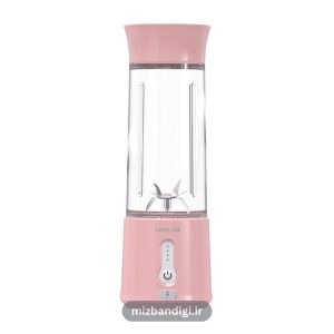 خرید مخلوط کن و شیکر شارژی گرین لاین مدل Green Lion Jet Plus 6 Blades Juicer رنگ صورتی
