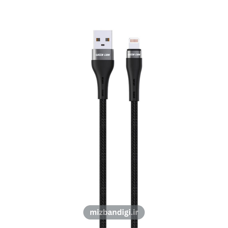 کابل شارژ USB-A به Lightning گرین لاین مدل Braided