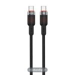 خرید کابل شارژ دو سر تایپ سی (PD) پرودو مدل USB-C to USB-C Aluminum Braided Cable CBL009